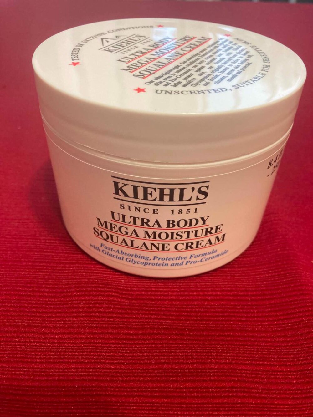 New Sealed Kiehl's Ultra Body Mega Moisture Squalane Cream 8.4oz Full Size - Picture 1 of 14